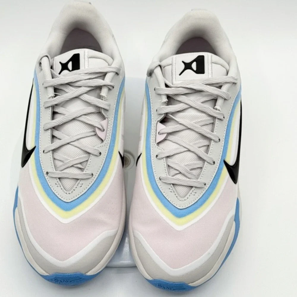 Nike‎ A'ja Wilson A'One Basketball Shoes GS Kids Size 6.5 Grey/Blue, New